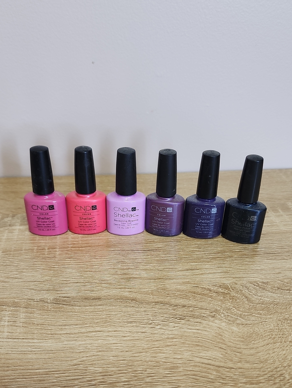 CND Shellac Women's Nail Color Set - Pink to Purple